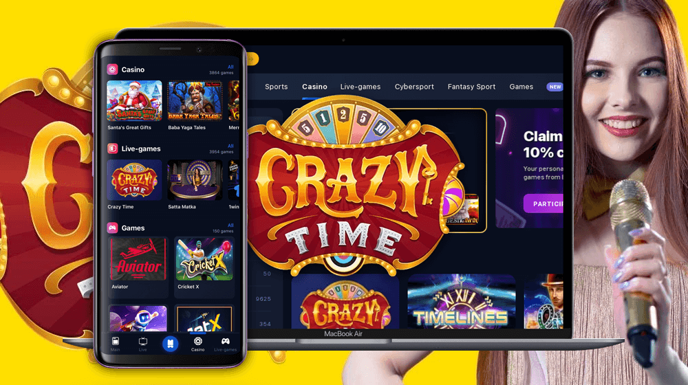 Lista com as características mais importantes e os benefícios do jogo 1win Crazy Time Casino