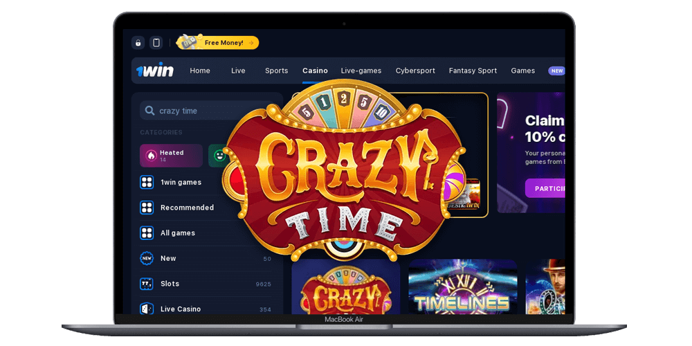 Informações sobre os campos 1win Crazy Time Casino Number
